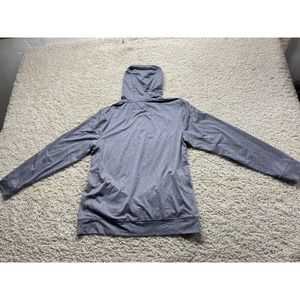VRST Jersey Hooded Shirt Mens Large Gray Hoodie Pullover Stretch Training